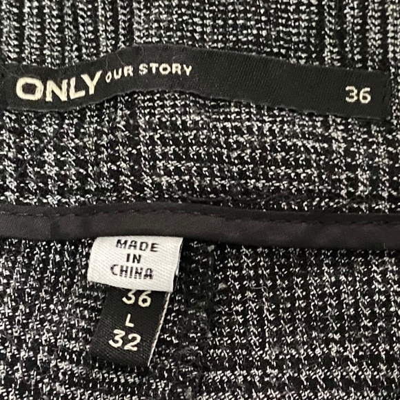 ONLY London Check Wide Leg Crop Trouser 💕 - Picture 6 of 8